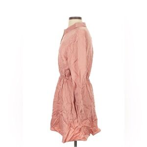 Zara Blush Satin Blouse